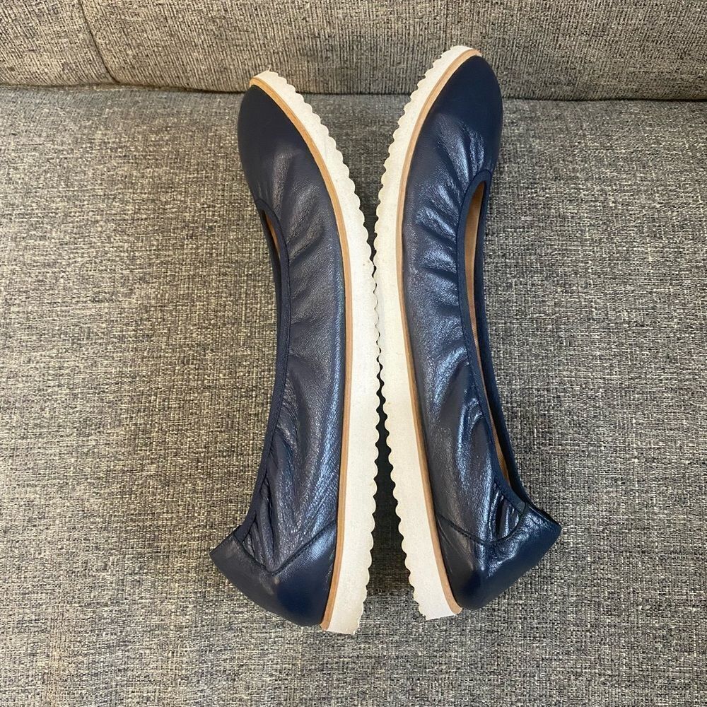 Fs/ny Doorway Navy Blue Flats Women Size 10 - Picture 6 of 8